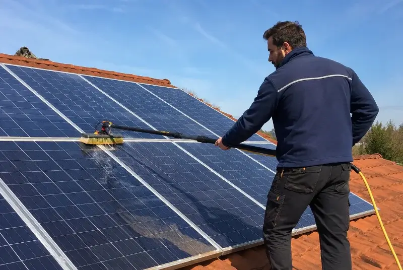 Nettoyage et entretien de panneaux solaires à Vasles